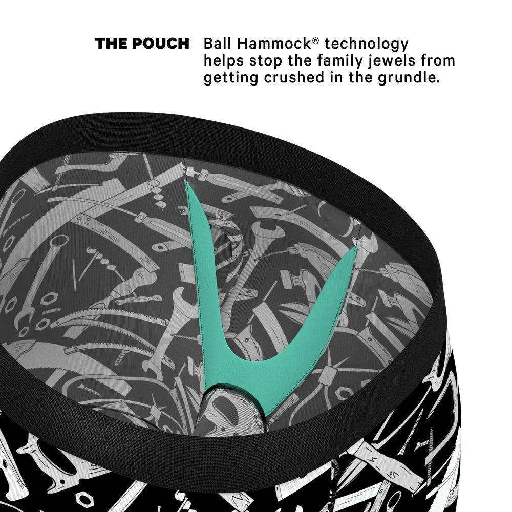 The Righty Tighty | Wrench Long Leg Ball Hammock® Pouch Underwear With Fly - Shinesty - Flyclothing LLC