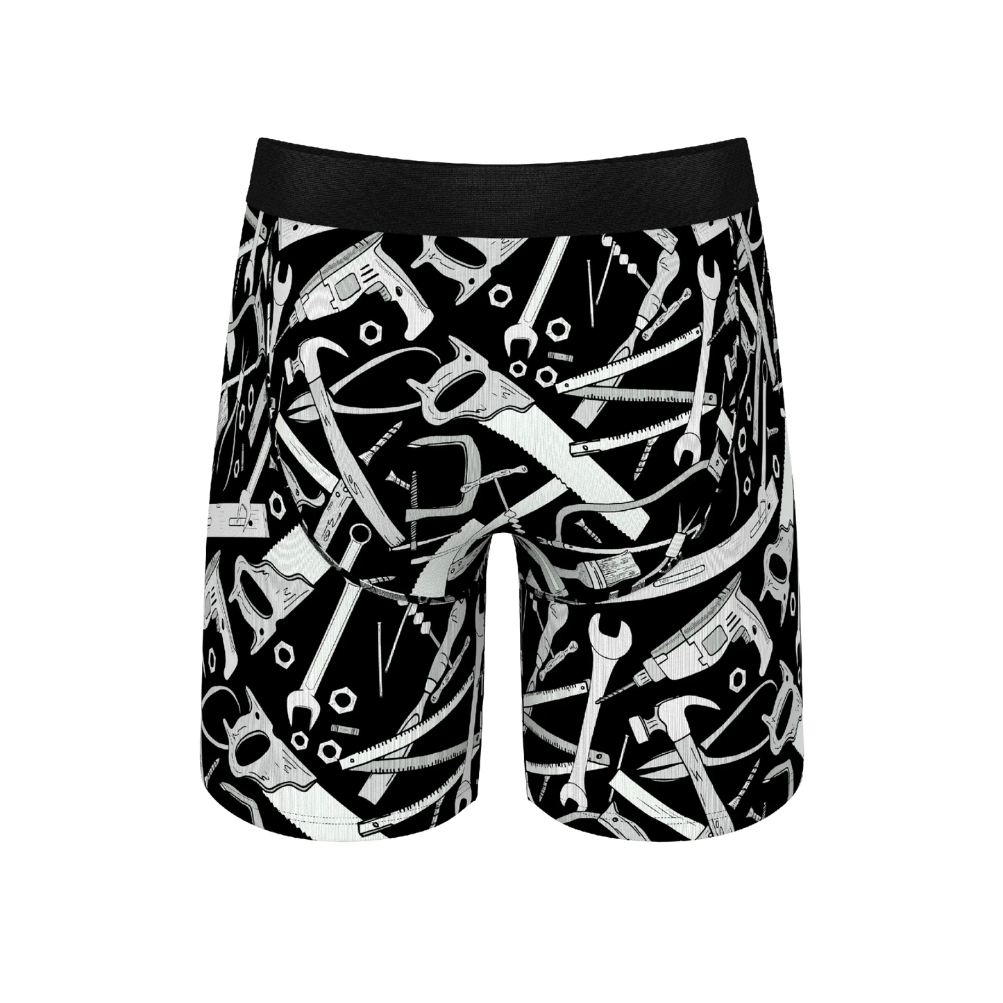 The Righty Tighty | Wrench Long Leg Ball Hammock® Pouch Underwear With Fly - Shinesty - Flyclothing LLC