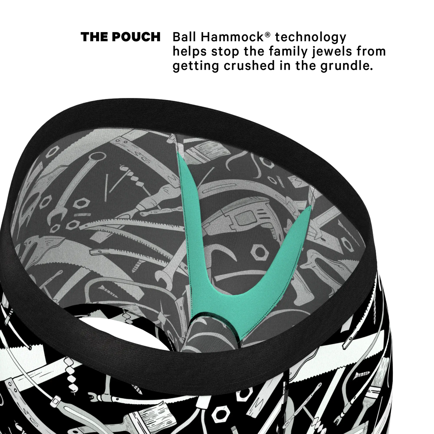 The Righty Tighty | Wrench Ball Hammock® Pouch Underwear - Shinesty - Flyclothing LLC
