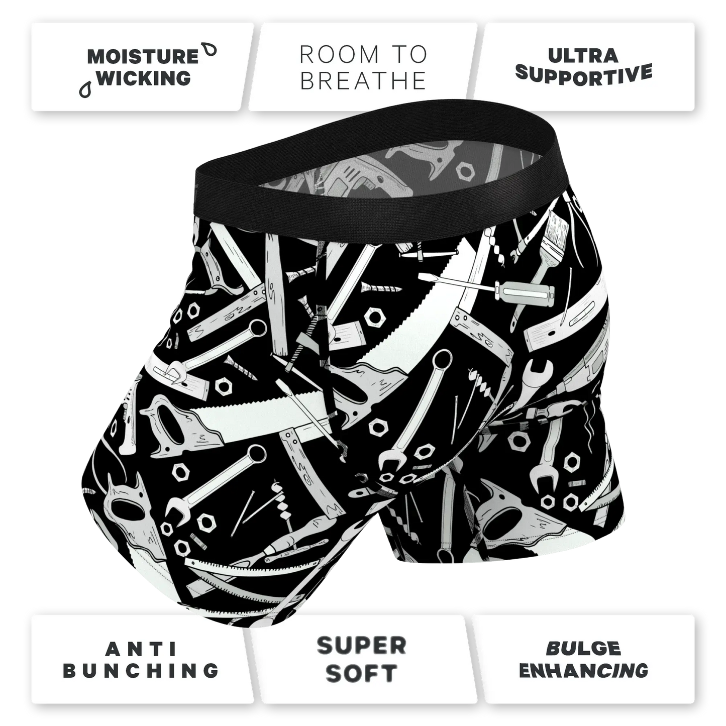 The Righty Tighty | Wrench Ball Hammock® Pouch Underwear - Shinesty - Flyclothing LLC