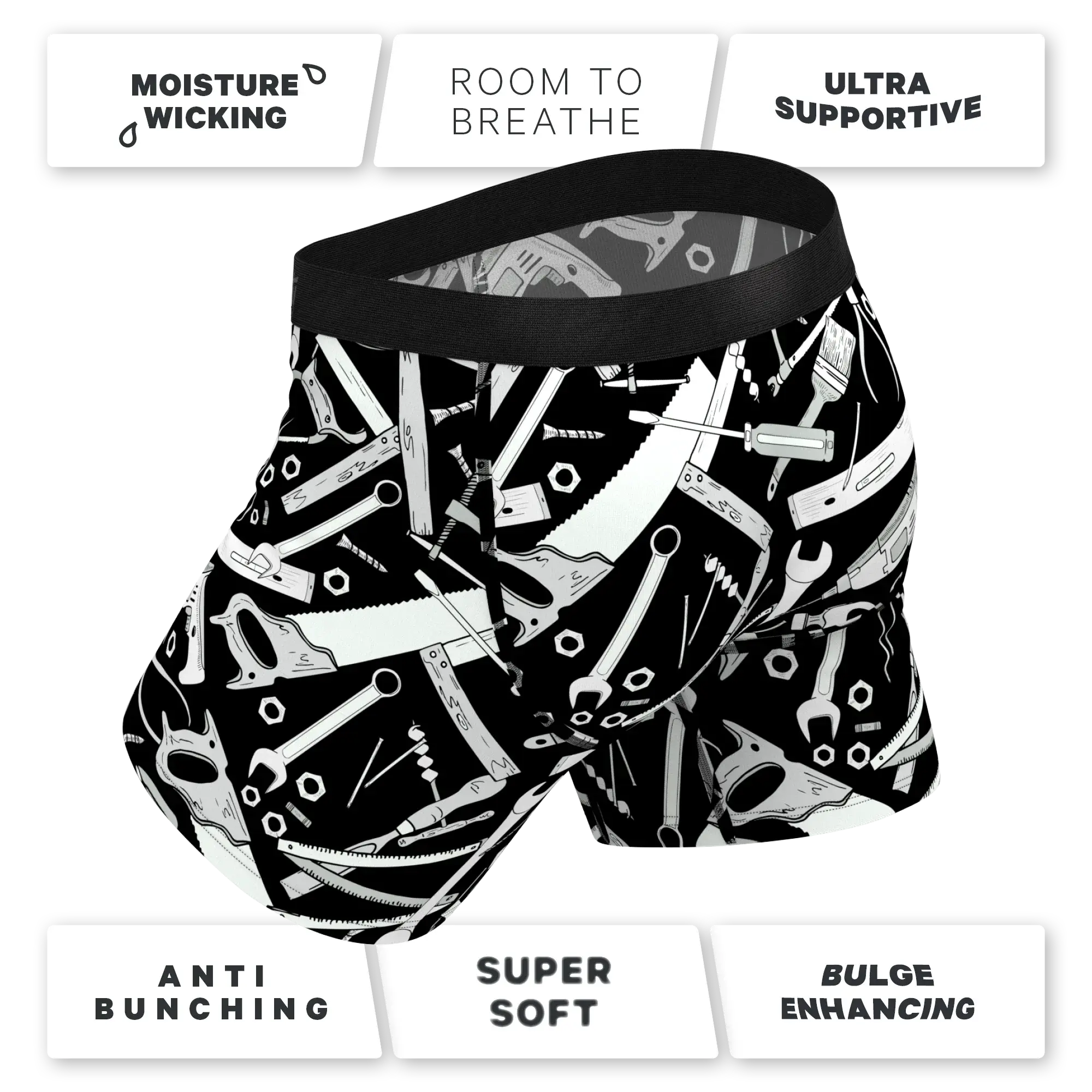 The Righty Tighty | Wrench Ball Hammock® Pouch Underwear - Shinesty - Flyclothing LLC