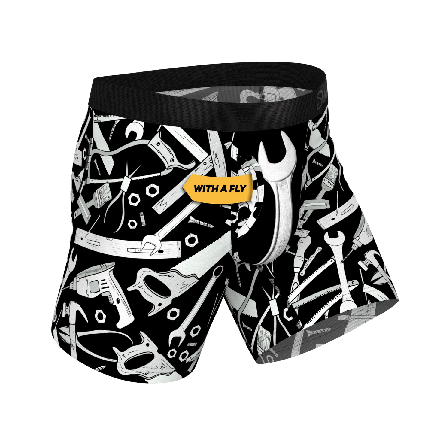 The Righty Tighty | Wrench Ball Hammock® Pouch Underwear With Fly - Shinesty - Flyclothing LLC