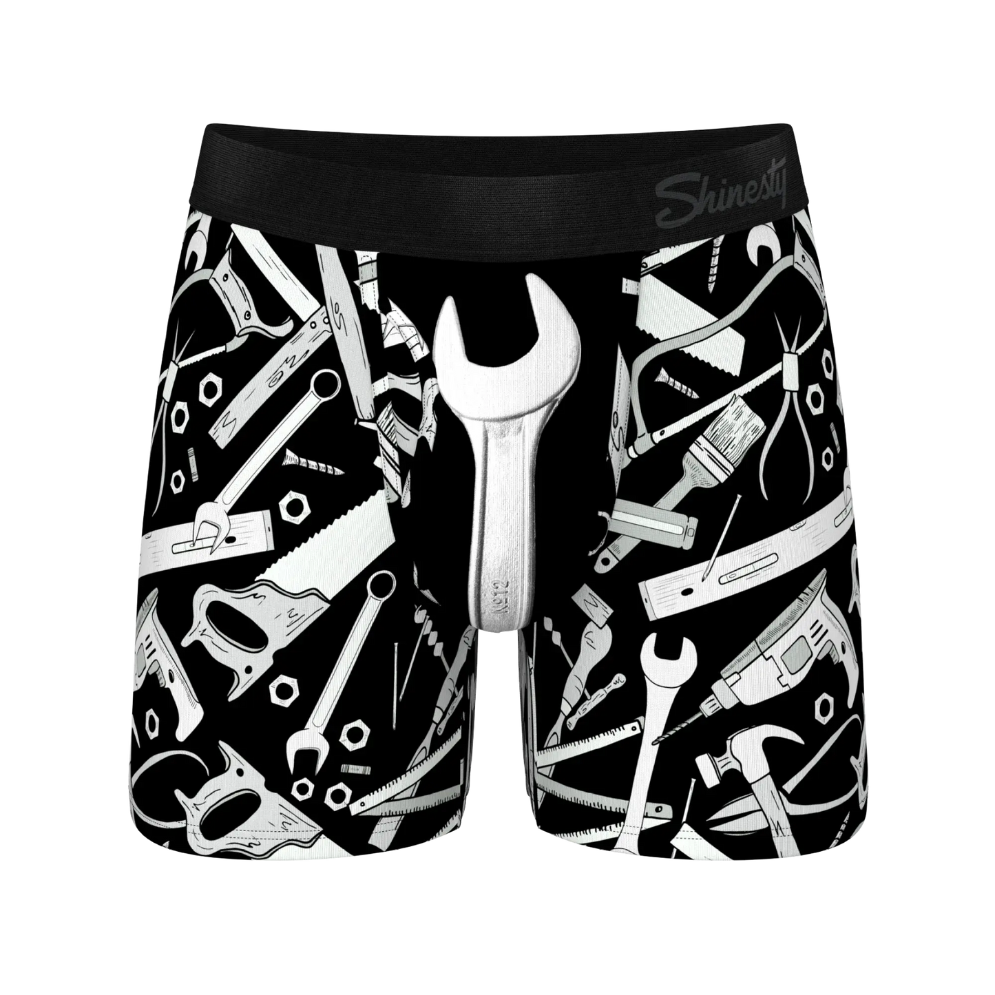 The Righty Tighty | Wrench Ball Hammock® Pouch Underwear With Fly - Shinesty - Flyclothing LLC