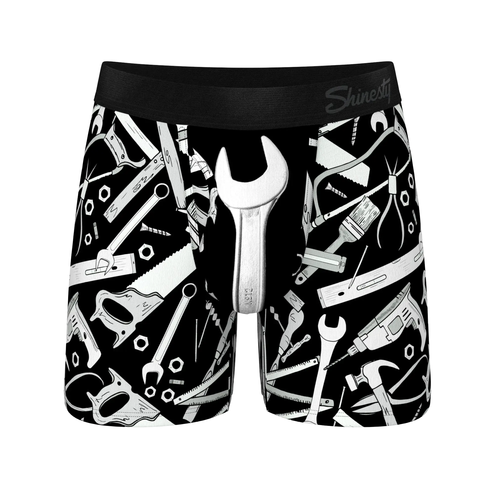 The Righty Tighty | Wrench Ball Hammock® Pouch Underwear With Fly - Shinesty - Flyclothing LLC