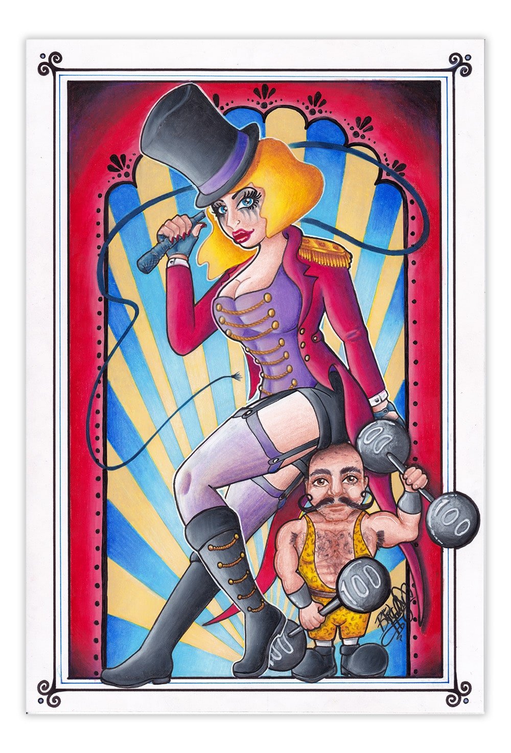 Black Market Art Company Ring Leader Print