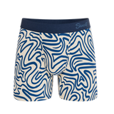 The Rio Grande | Abstract Navy Line Ball Hammock® Pouch Underwear - Shinesty - Flyclothing LLC
