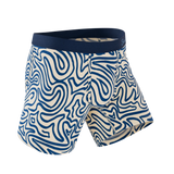 The Rio Grande | Abstract Navy Line Ball Hammock® Pouch Underwear - Shinesty - Flyclothing LLC