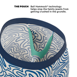 The Rio Grande | Abstract Navy Line Long Leg Ball Hammock® Pouch Underwear With Fly - Shinesty - Flyclothing LLC