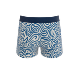 The Rio Grande | Abstract Navy Line Ball Hammock® Pouch Trunks Underwear - Shinesty - Flyclothing LLC