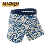The Rio Grande | Abstract Navy Line Ball Hammock® Magnum Big Pouch Underwear - Shinesty - Flyclothing LLC