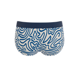 The Rio Grande | Abstract Navy Line Ball Hammock® Pouch Underwear Briefs - Shinesty - Flyclothing LLC