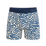 The Rio Grande | Abstract Navy Line Ball Hammock® Magnum Big Pouch Underwear - Shinesty - Flyclothing LLC