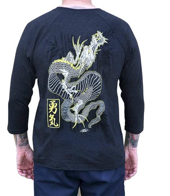 Black Market Art Company Rise Above Men's Raglan - Black Market Art Company - Flyclothing LLC