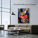 Black Market Art Company Rising Dragon Print