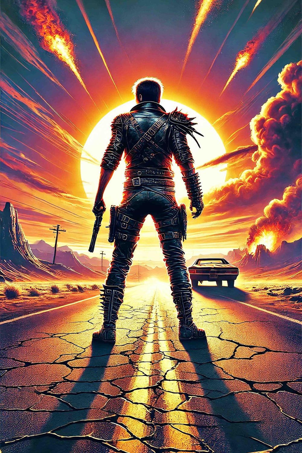 Black Market Art Company ROAD WARRIOR & Classic Movie Art Prints Print