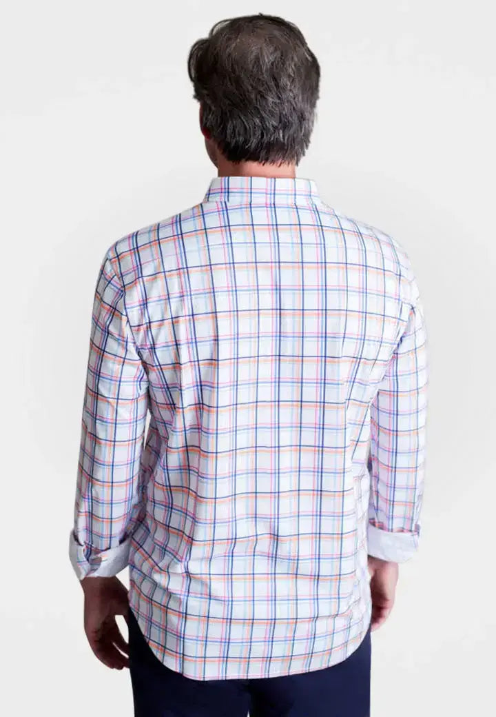 Rob Plaid Long Sleeve Tech Shirt - Buki - Flyclothing LLC