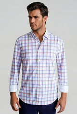Rob Plaid Long Sleeve Tech Shirt - Buki - Flyclothing LLC