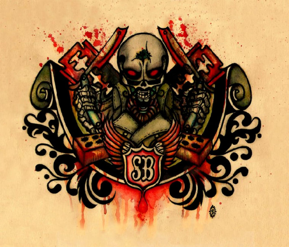 Black Market Art Company Rob the Razor Print
