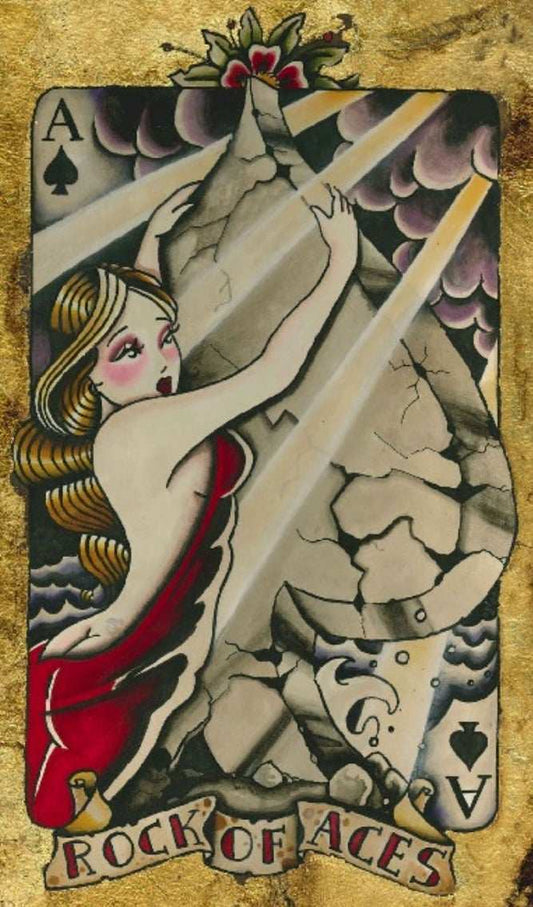 Black Market Art Company Rock of Aces Print - Black Market Art Company - Flyclothing LLC