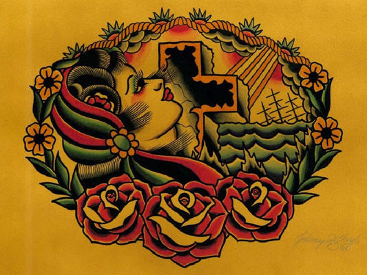 Black Market Art Company Rock of Ages Gypsy Print - Black Market Art Company - Flyclothing LLC