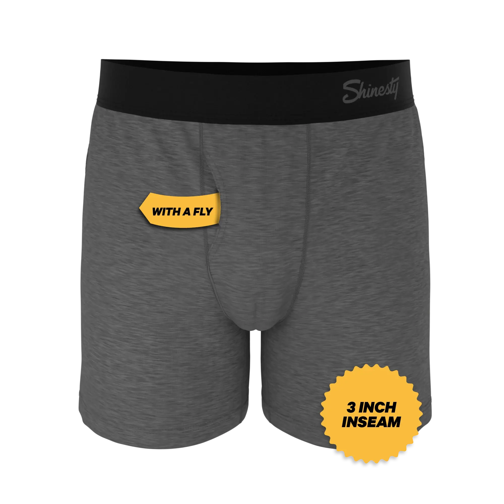 The Rock Solid | Mild Grey Boxers - Shinesty - Flyclothing LLC
