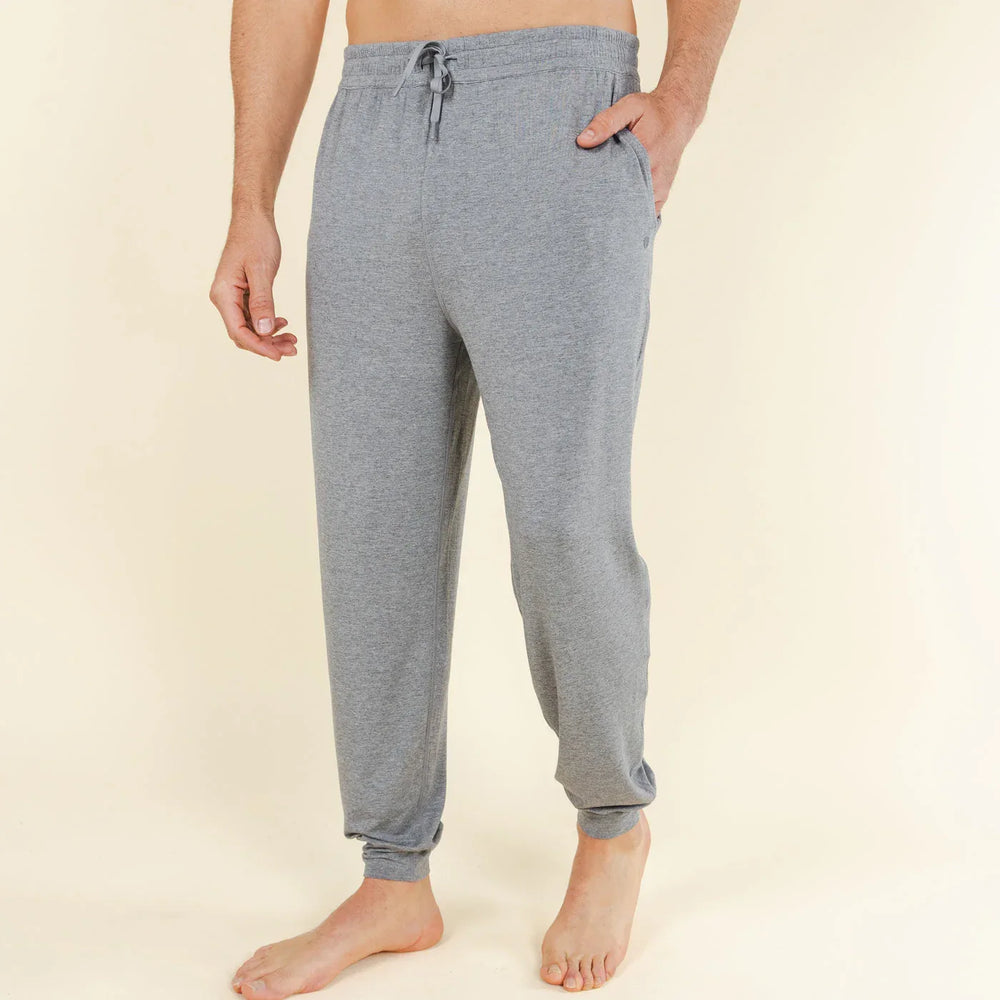 The Rock Solid | Mild Grey SleepDeep™ Men’s Pajama Joggers - Shinesty - Flyclothing LLC