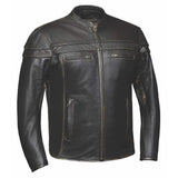 Rogue - Men's Ultra Leather Motorcycle Jacket - Unik Just for Bikers - Flyclothing LLC