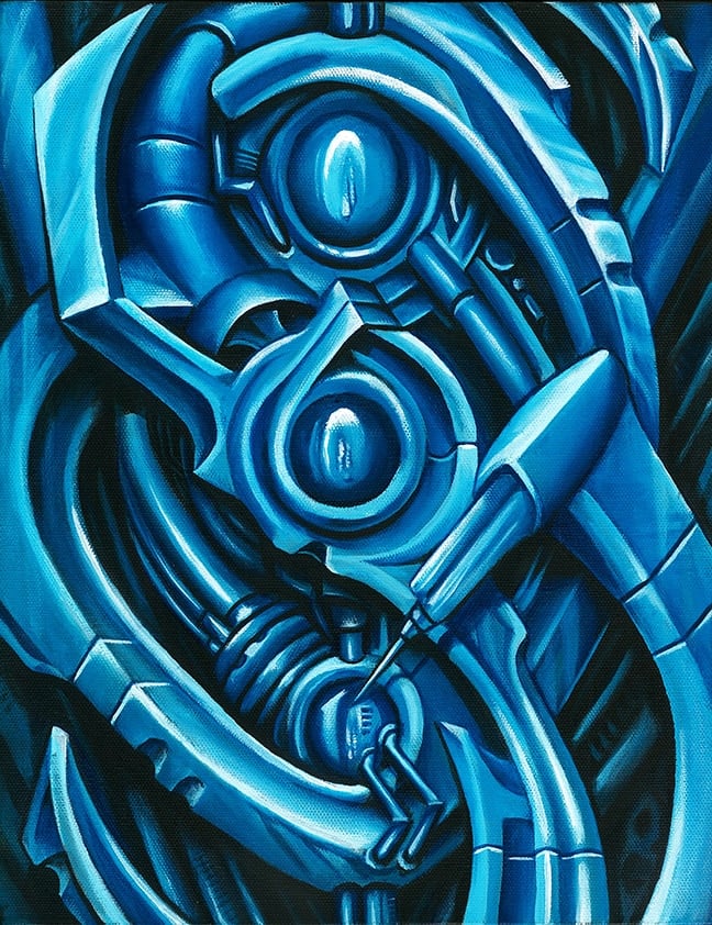 Black Market Art Company Roman Bio Print