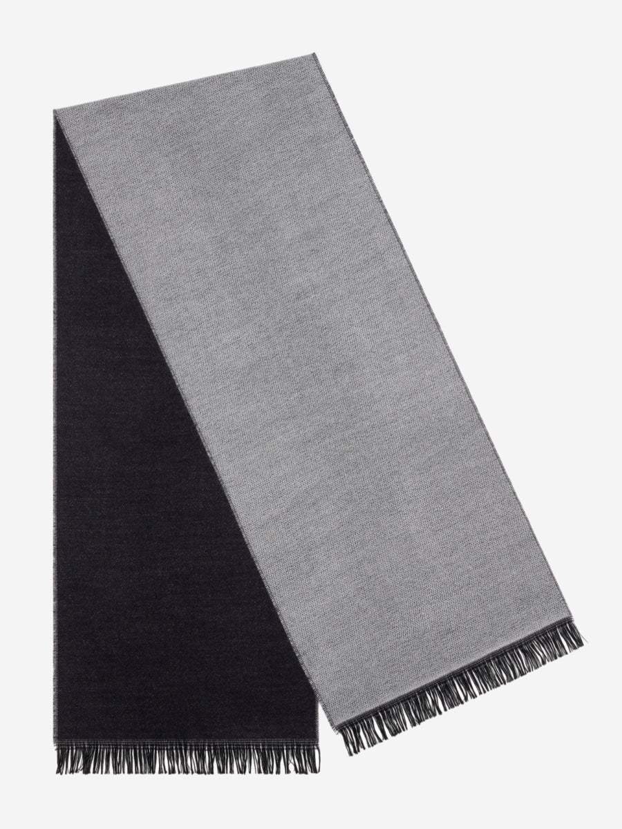 Romeo (blue/grey) - Italian warm and soft scarf made from 100% wool - Leather Gloves Online - Flyclothing LLC