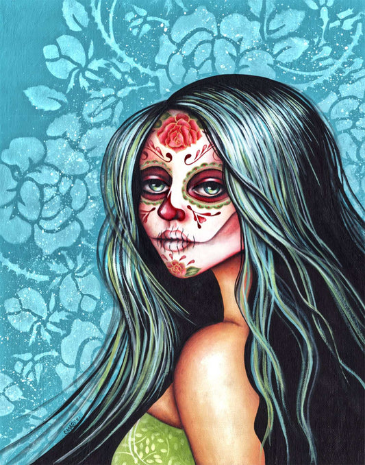 Black Market Art Company Rosario & Day of the Dead Art Print - Black Market Art Company - Flyclothing LLC