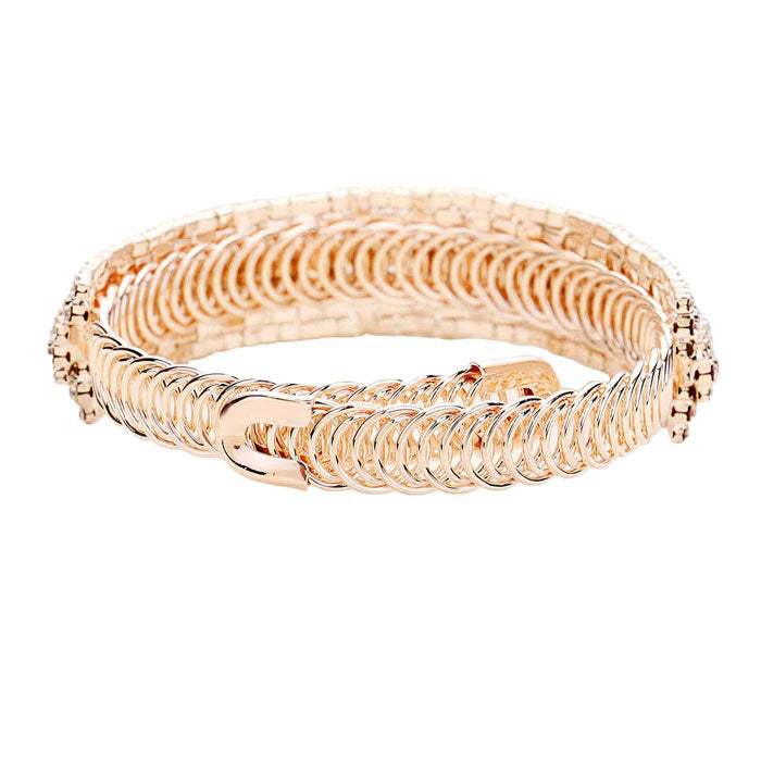 Rhinestone Pave Evening Bracelet - Madeline Love - Flyclothing LLC