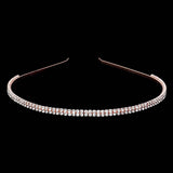 2Rows Rhinestone Headband - Madeline Love - Flyclothing LLC