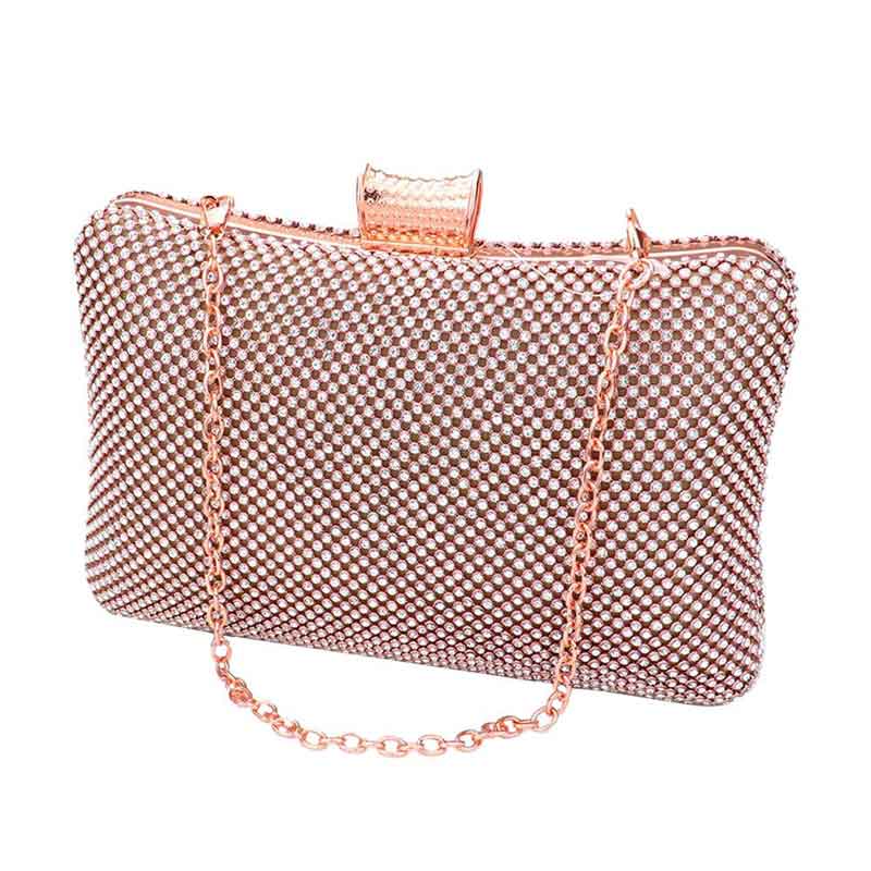 Bling Evening Tote Clutch Crossbody Bag - Madeline Love - Flyclothing LLC