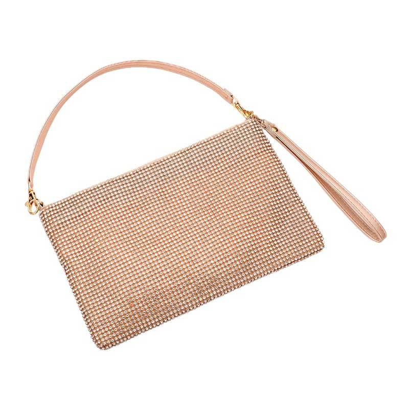 Bling Flat Clutch Crossbody Bag - Madeline Love - Flyclothing LLC