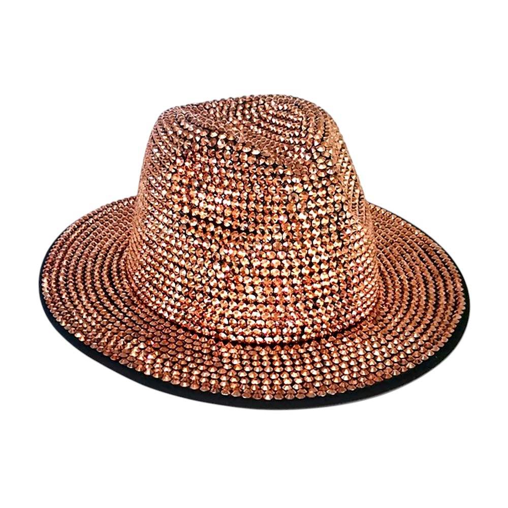 Bling Studded Panama Hat - Madeline Love - Flyclothing LLC