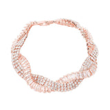 Braided CZ Evening Bracelet - Madeline Love - Flyclothing LLC