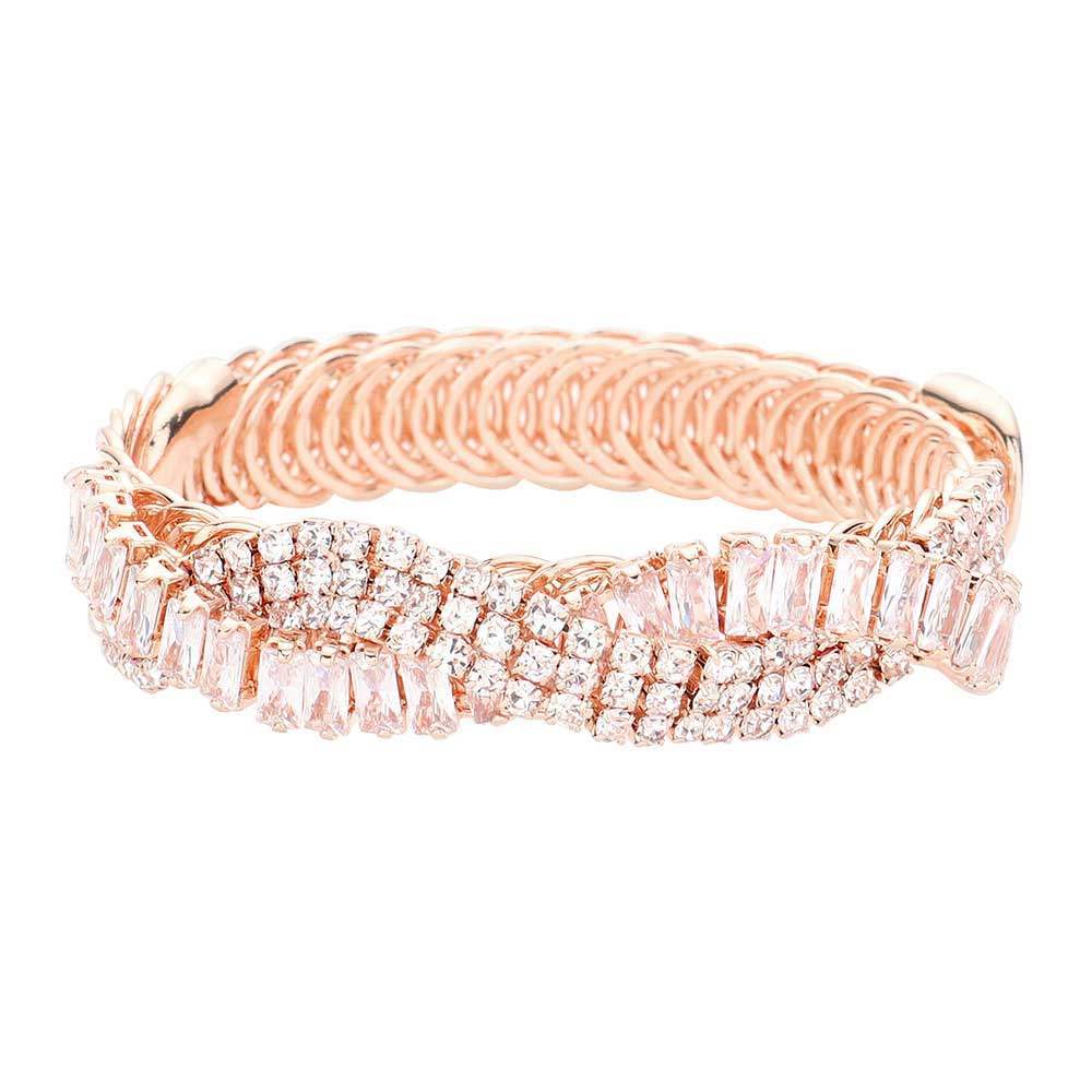 CZ Stone Pave Evening Bracelet - Madeline Love - Flyclothing LLC