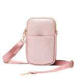 Faux Leather Rectangle Crossbody Bag - Madeline Love - Flyclothing LLC