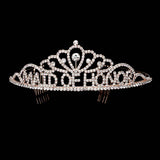 Maid Of Honor Rhinestone Princess Tiara - Madeline Love - Flyclothing LLC