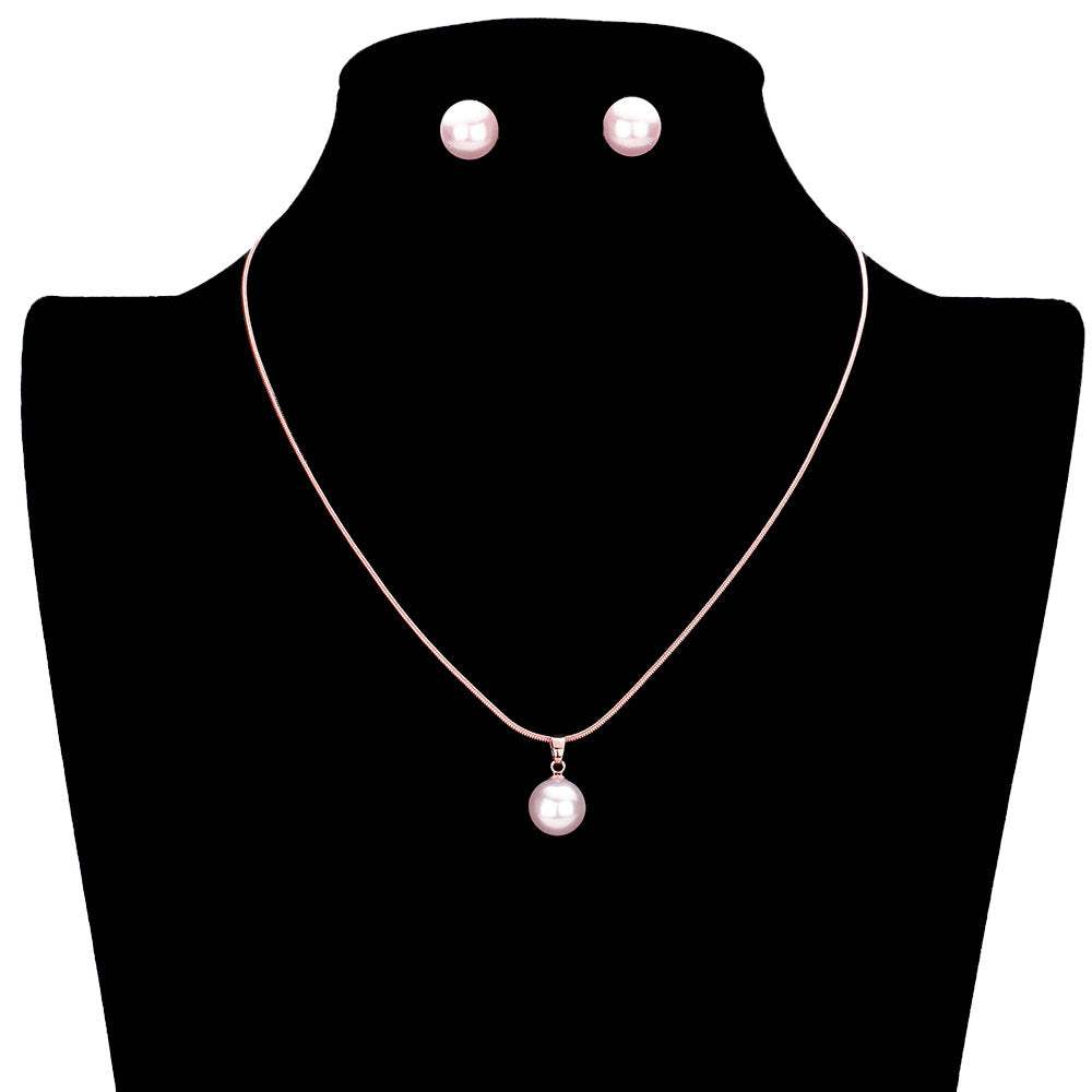 Pearl Pendant Necklace - Madeline Love - Flyclothing LLC