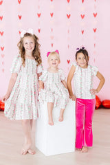 Rosebud Bows S/S Ruffle Tee - Mila & Rose ® - Flyclothing LLC