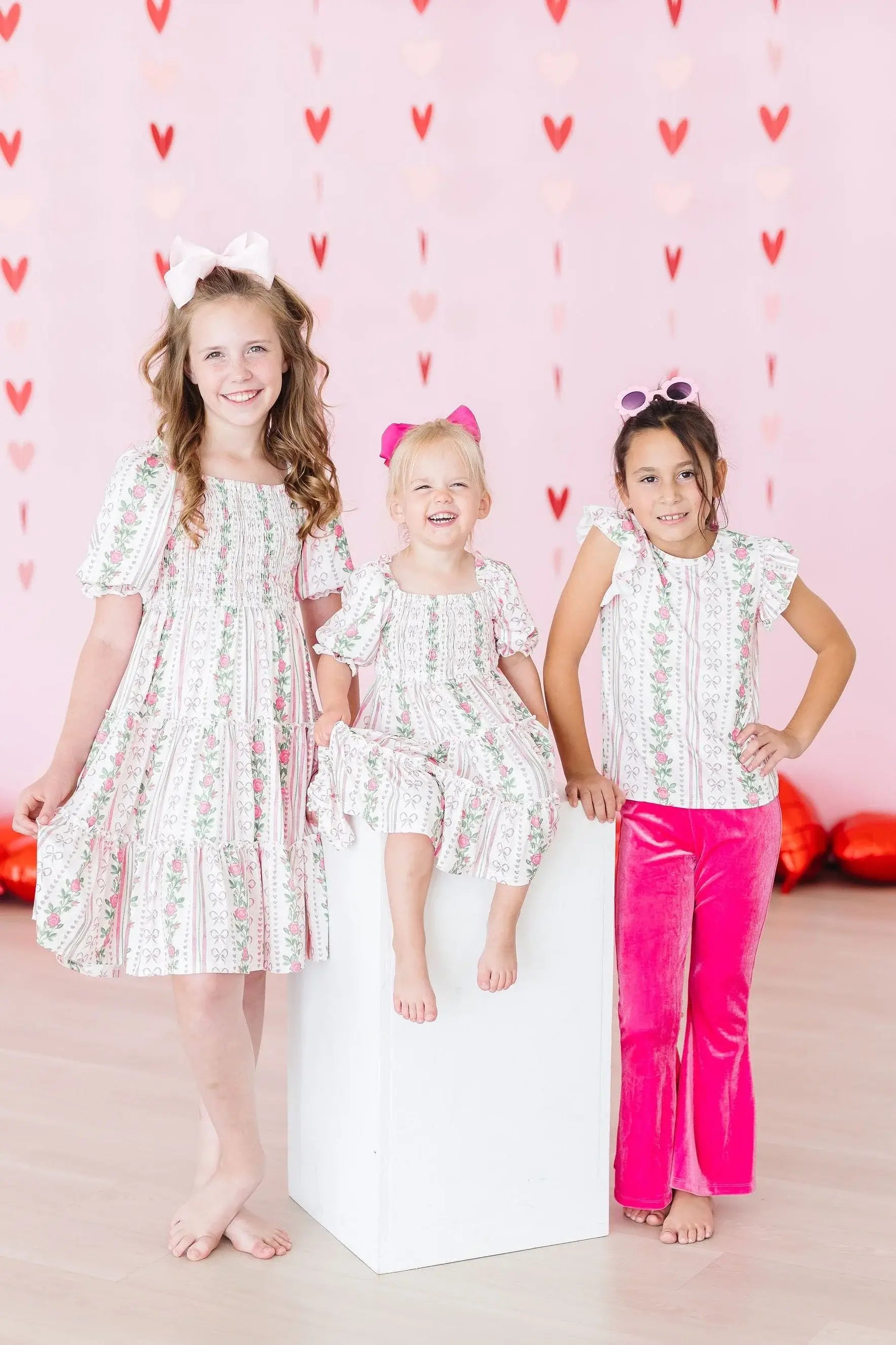 Rosebud Bows S/S Ruffle Tee - Mila & Rose ® - Flyclothing LLC