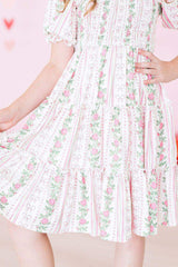Rosebud Bows Smocked Ruffle Dress - Mila & Rose ® - Flyclothing LLC
