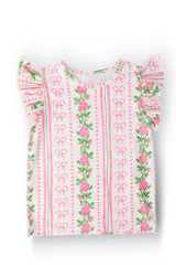 Rosebud Bows S/S Ruffle Tee - Mila & Rose ® - Flyclothing LLC