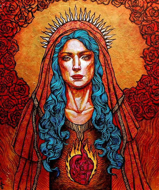 Black Market Art Company Rose & Salavation Print - Black Market Art Company - Flyclothing LLC