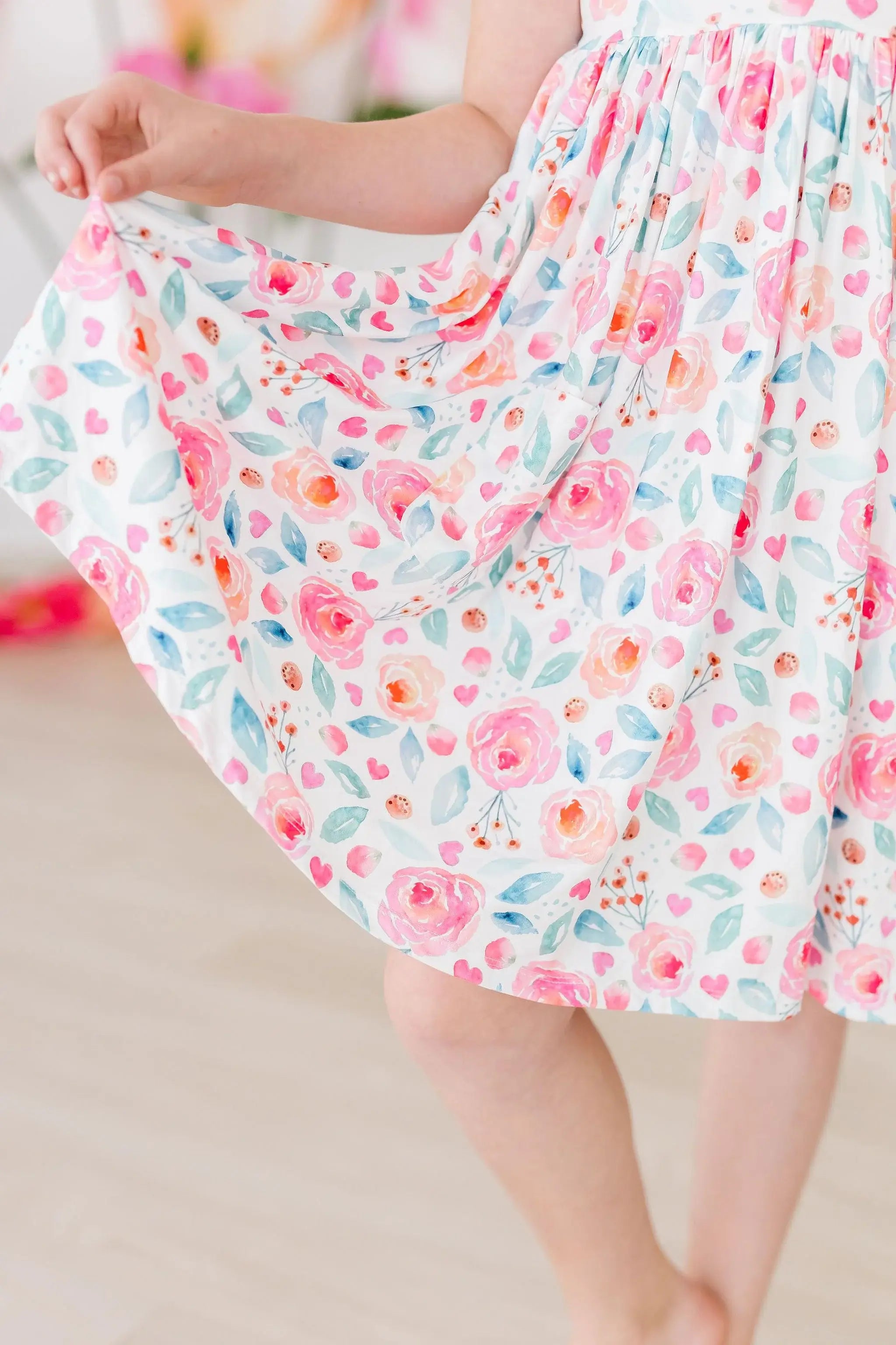 Rosettes S/S Pocket Twirl Dress - Mila & Rose ® - Flyclothing LLC
