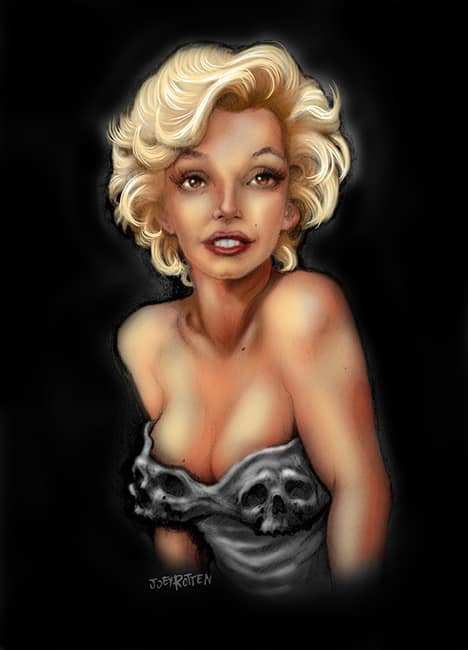 Black Market Art Company Rotten& Marilyn Print - Black Market Art Company - Flyclothing LLC