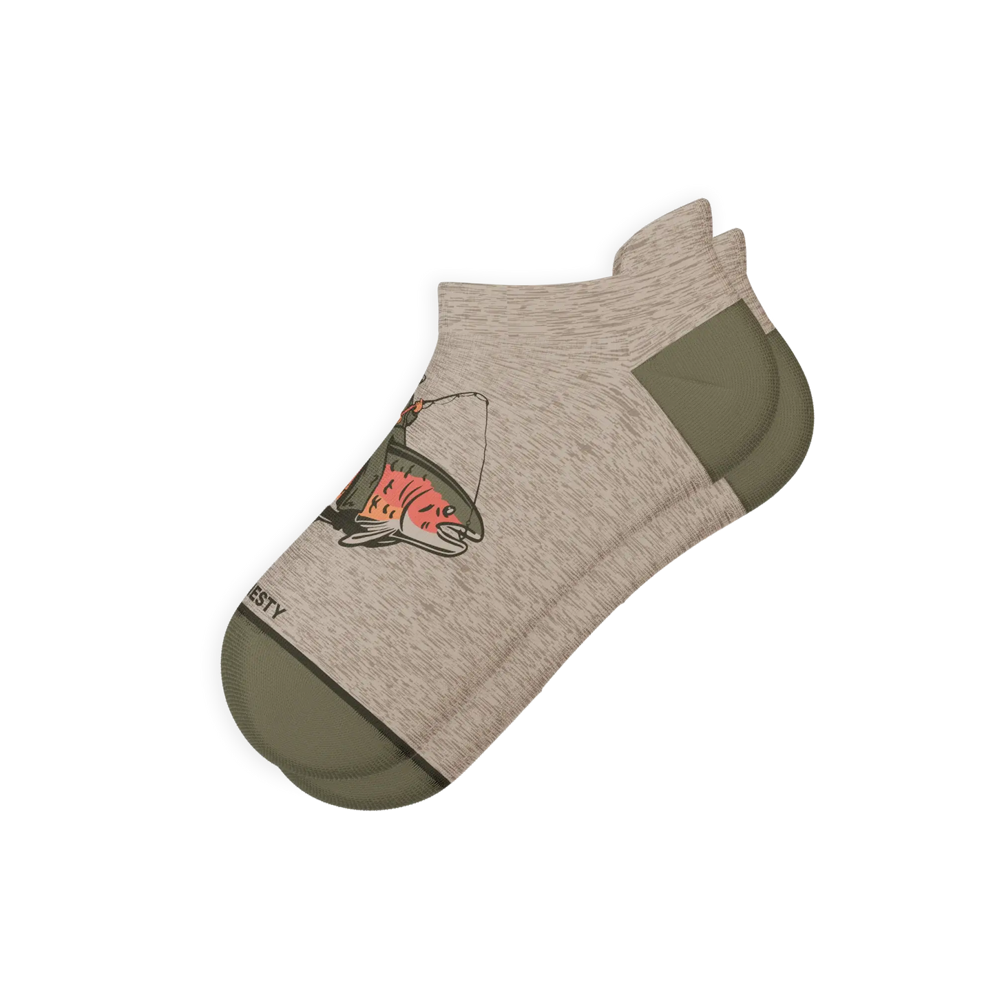 The Rowdy Angler | Fish Cowboy Heel Hammock™ Ankle Socks - Shinesty - Flyclothing LLC