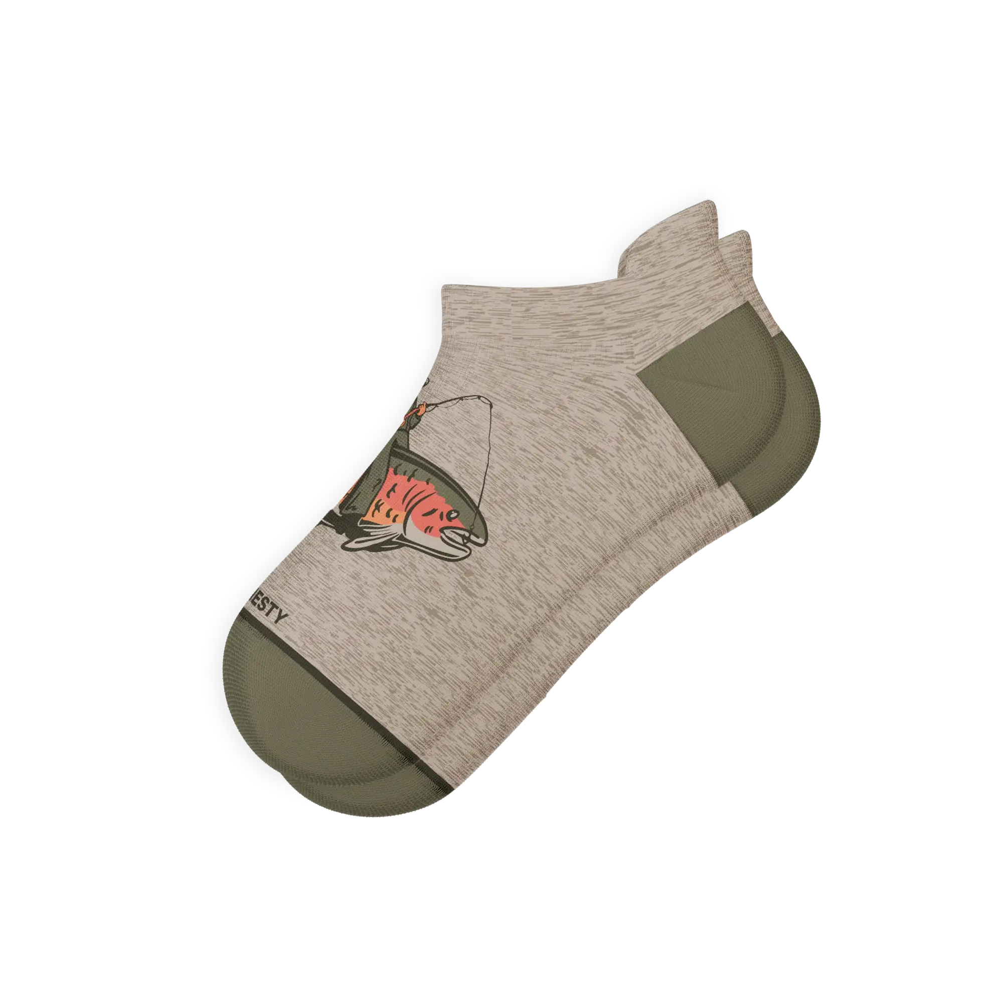 The Rowdy Angler | Fish Cowboy Heel Hammock™ Ankle Socks - Shinesty - Flyclothing LLC