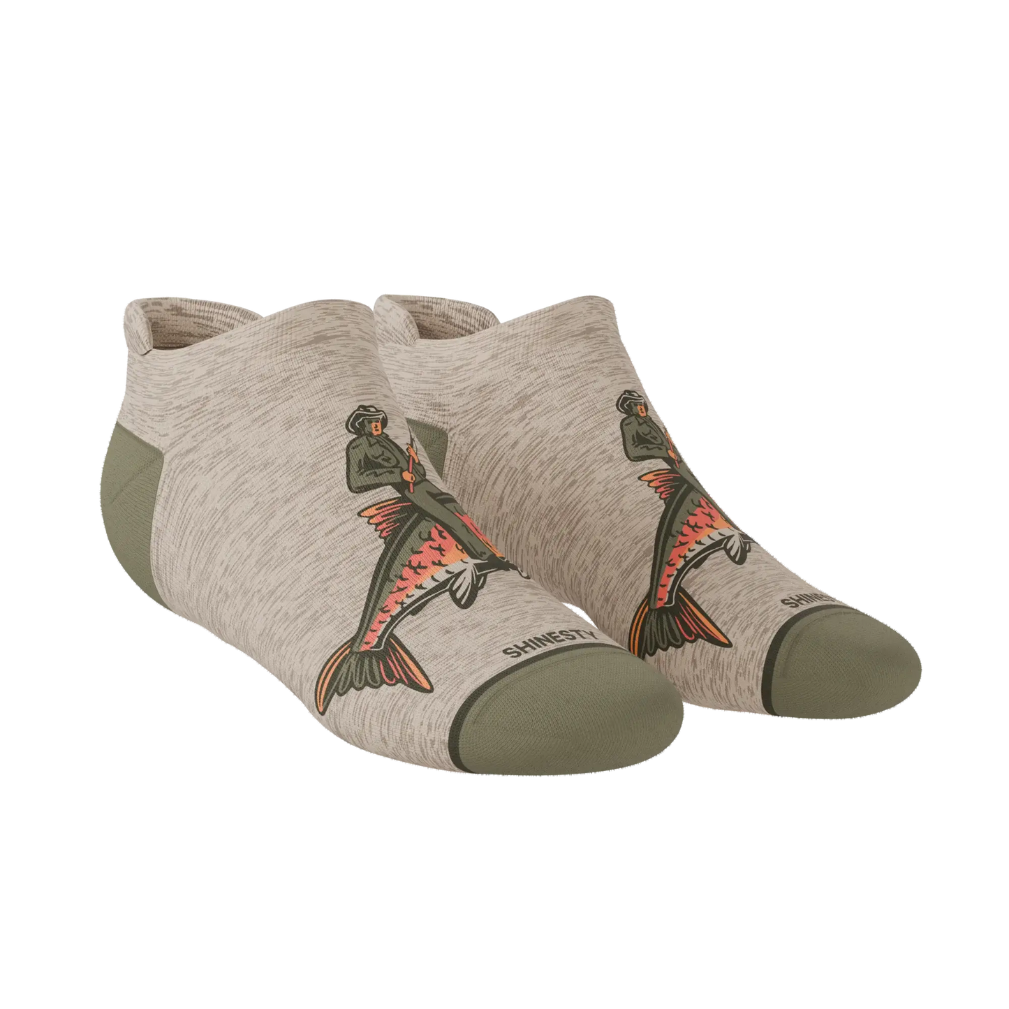 The Rowdy Angler | Fish Cowboy Heel Hammock™ Ankle Socks - Shinesty - Flyclothing LLC